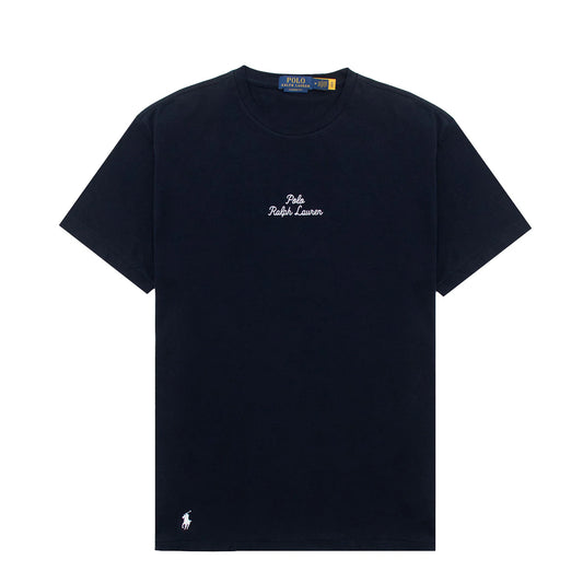 Polo Ralph Lauren Classic Fit Script Logo T-Shirt Aviator Navy - The Sporting Lodge