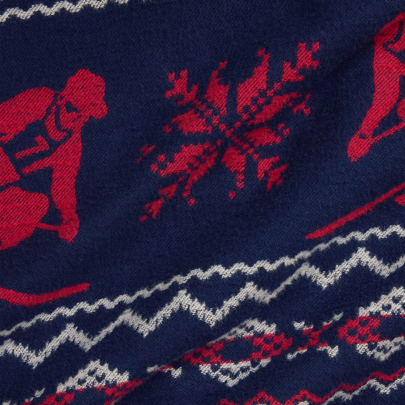 Polo Ralph Lauren Classic Fit Skier-Snowflake Workshirt Holiday Ski Jacquard - The Sporting Lodge