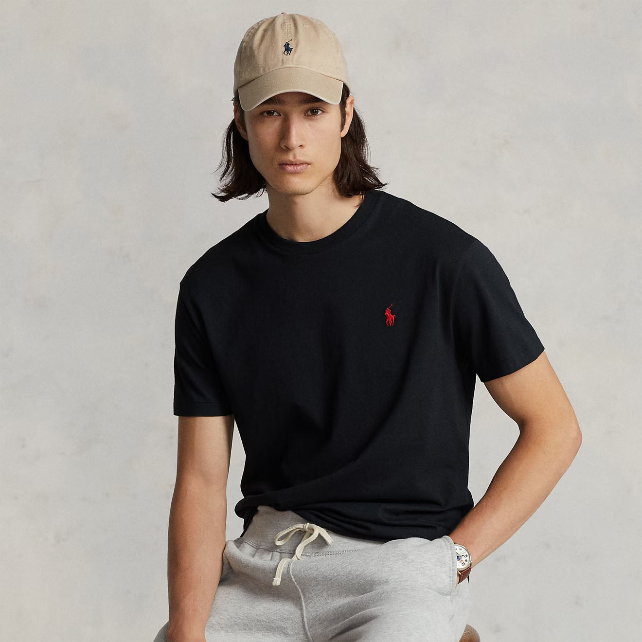 Polo Ralph Lauren Classic Fit T-Shirt RL Black - The Sporting Lodge