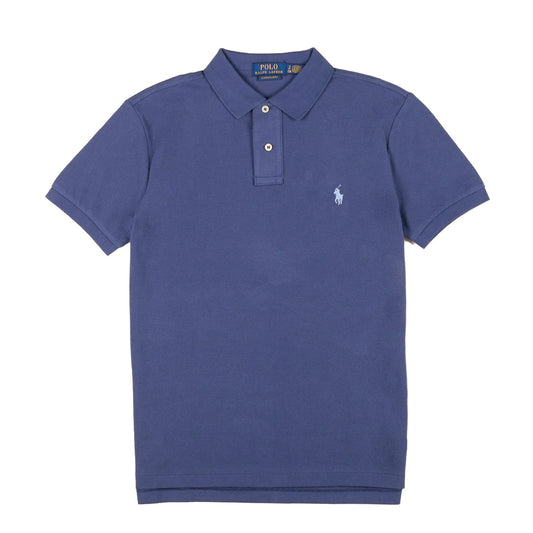 Polo Ralph Lauren The Iconic Mesh Polo Shirt Light Navy - The Sporting Lodge