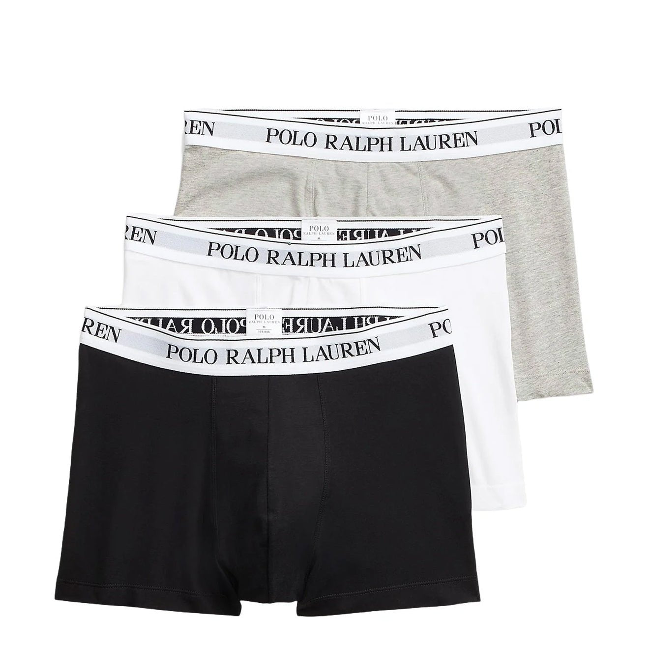 Polo Ralph Lauren Classic Stretch-Cotton Trunk 3-Pack And Hthr/Black/White