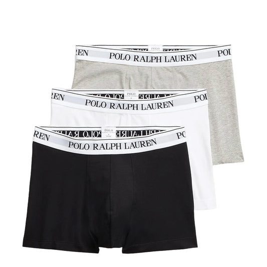 Polo Ralph Lauren Classic Stretch-Cotton Trunk 3-Pack And Hthr/Black/White