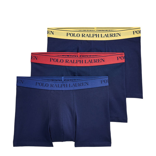 Polo Ralph Lauren Classic Stretch Cotton Boxer 3 Pack Navy / Chilli / Black