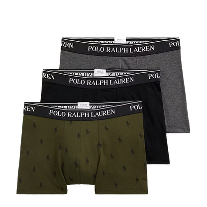 Polo Ralph Lauren Classic Trunk 3-Pack Black / Barclay Heather / Armadillo - The Sporting Lodge