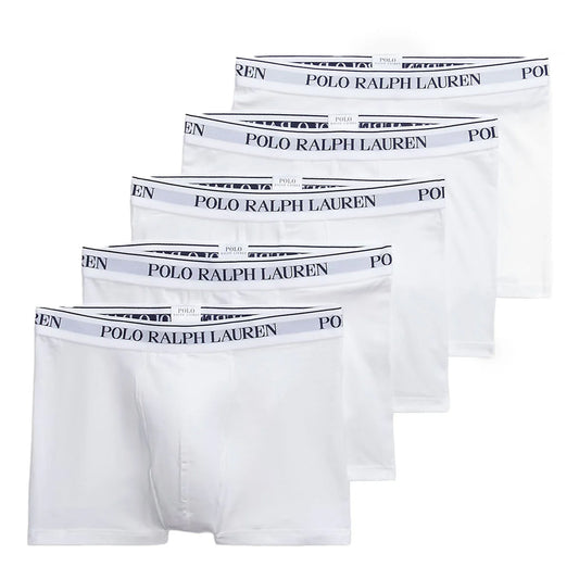Polo Ralph Lauren Classic Trunk 5-Pack White - The Sporting Lodge
