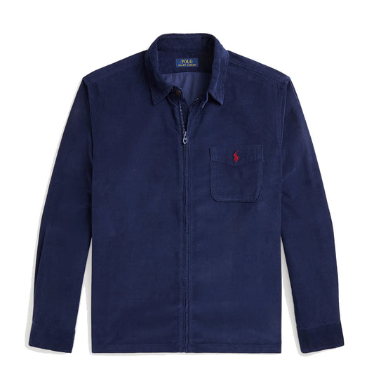 Polo Ralph Lauren Corduroy Full-Zip Overshirt Newport Navy