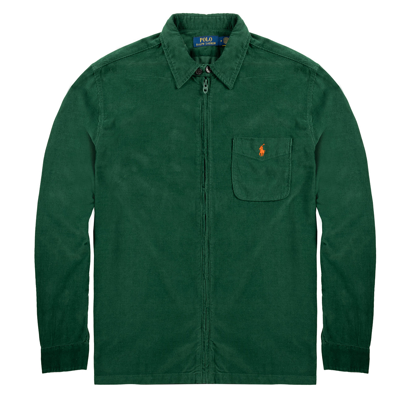 Polo Ralph Lauren Corduroy Full-Zip Overshirt Vintage Pine