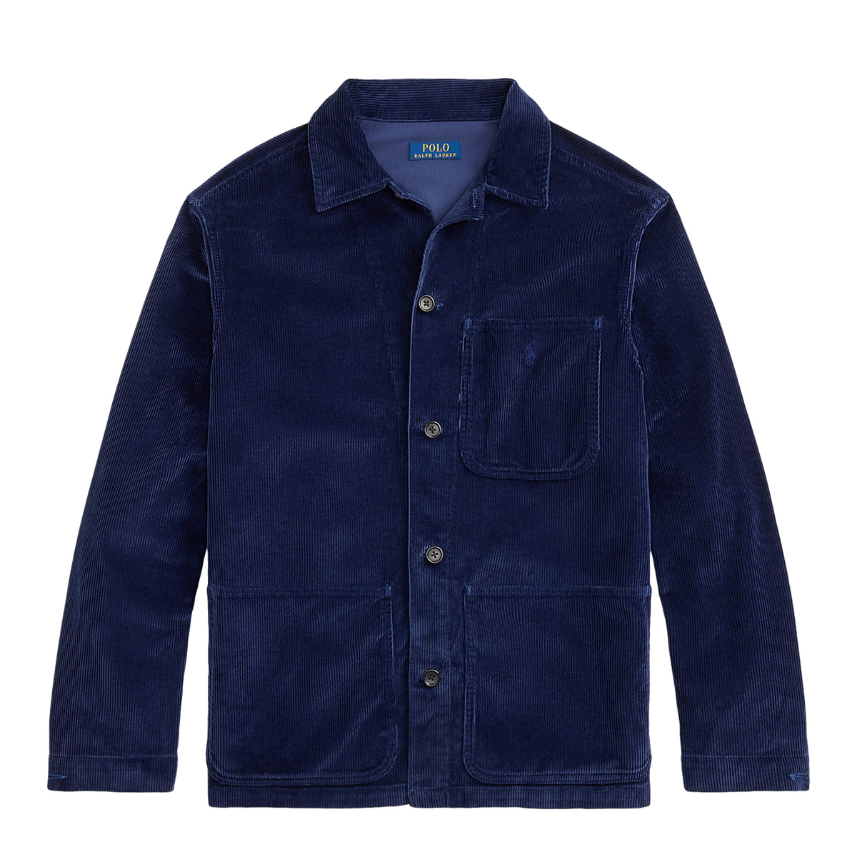 Polo Ralph Lauren Corduroy Utility Overshirt Newport Navy