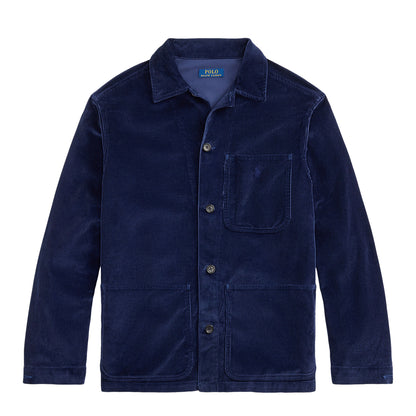 Polo Ralph Lauren Corduroy Utility Overshirt Newport Navy