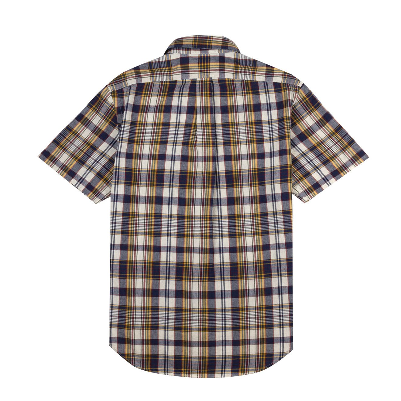 Polo Ralph Lauren Cotton Check Shirt Navy / Yellow Multi