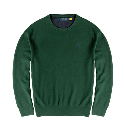 Polo Ralph Lauren Cotton Crewneck Jumper Moss Agate