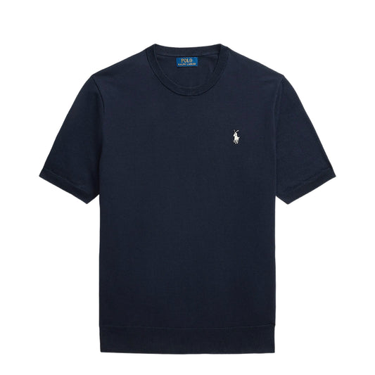 Polo Ralph Lauren Cotton Crewneck S/S Sweater Hunter Navy