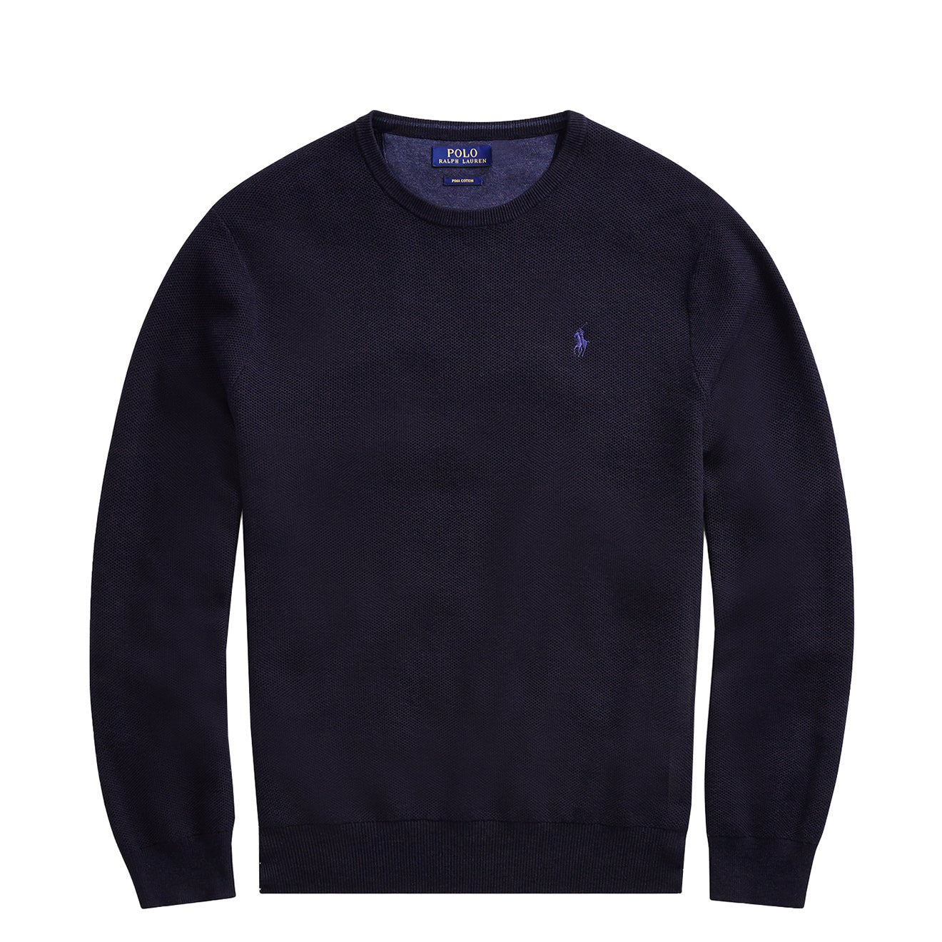 Polo Ralph Lauren Cotton Crewneck Sweat Navy Heather