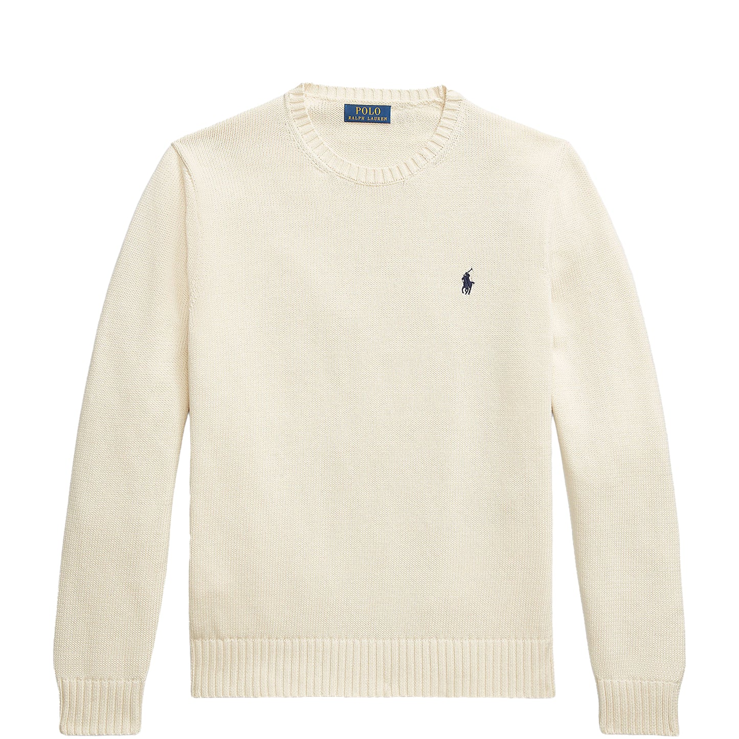 Polo Ralph Lauren Cotton Crewneck Sweater Andover Cream