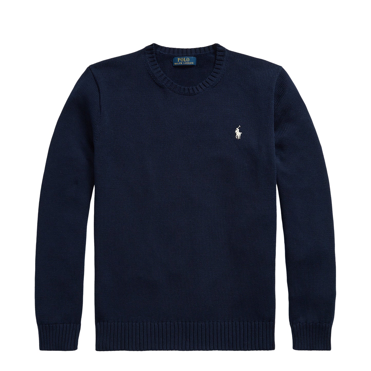Polo Ralph Lauren Cotton Crewneck Sweater Hunter Navy