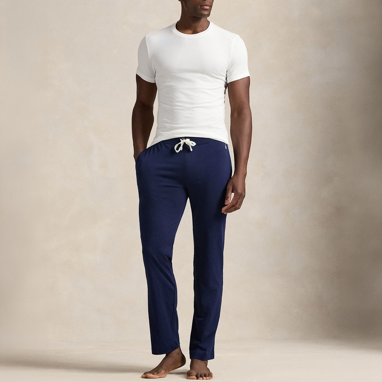 Polo Ralph Lauren Cotton Jersey Pyjama Trouser Cruise Navy