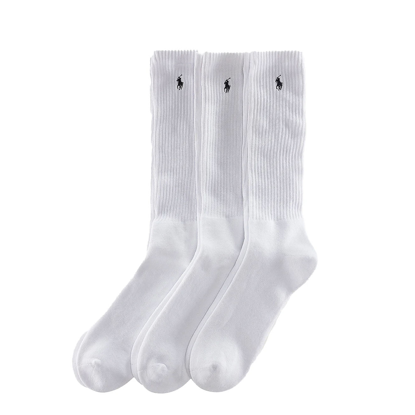 Polo Ralph Lauren Crew PP 3 Pack Socks White - The Sporting Lodge