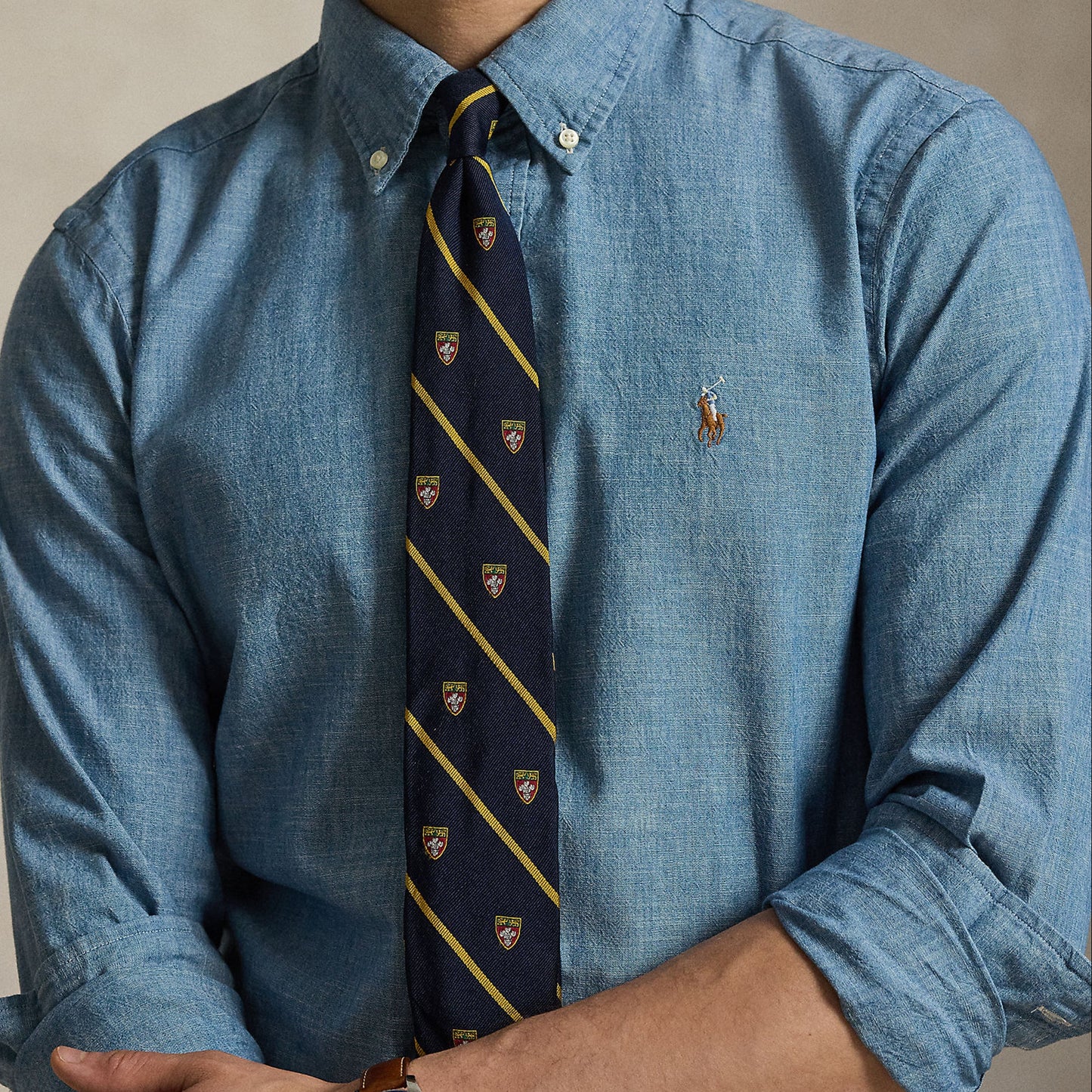 Polo Ralph Lauren Custom Fit Chambray Shirt Chambray