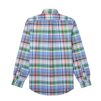 Polo Ralph Lauren Custom Fit Check L/S Shirt Blue / Green Multi