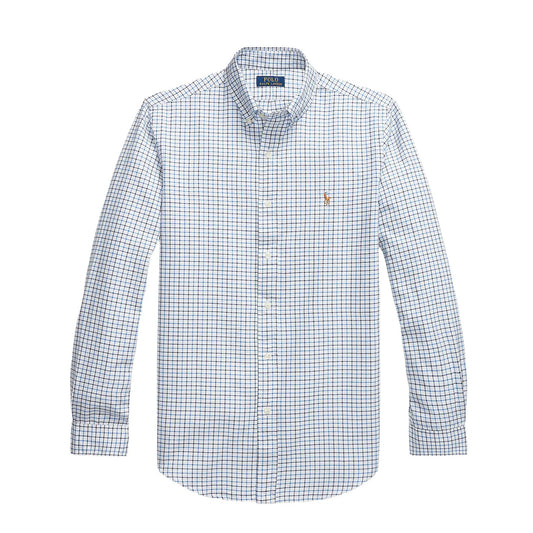 Polo Ralph Lauren Custom Fit Check Shirt White / Blue Multi - The Sporting Lodge