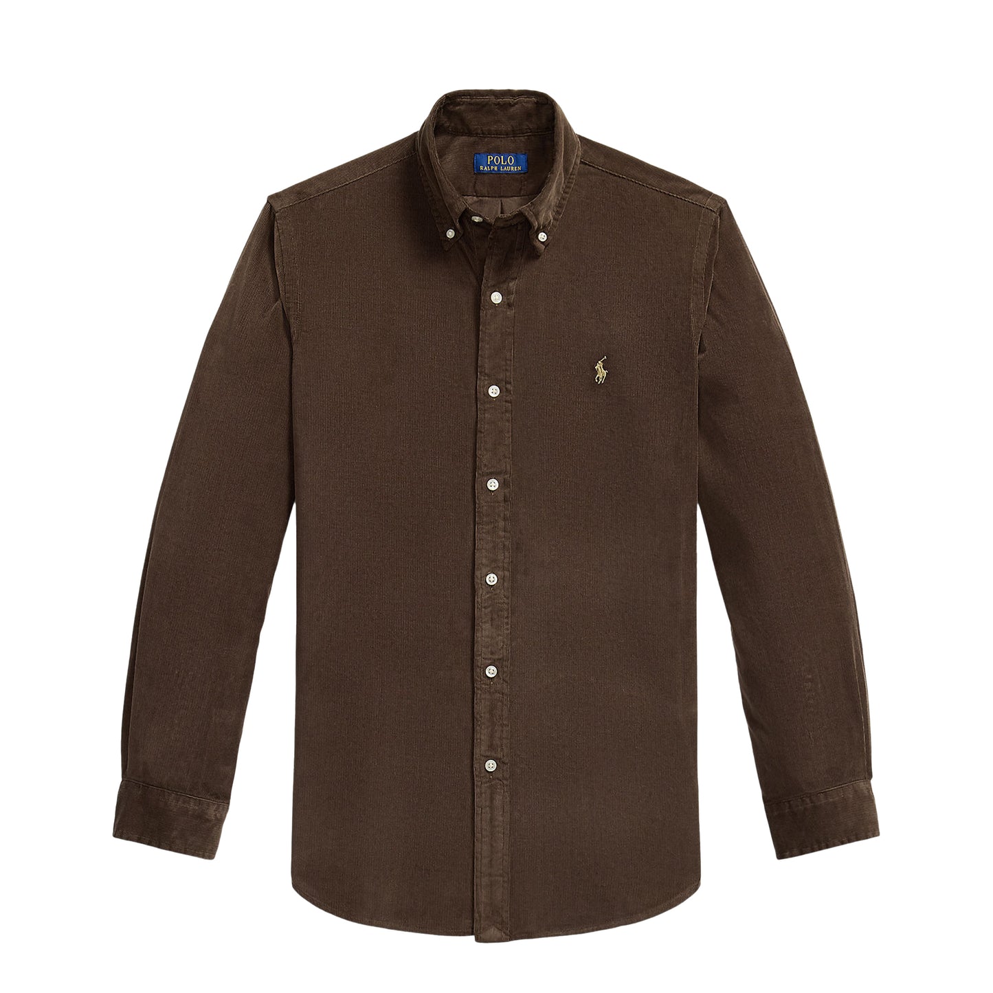 Polo Ralph Lauren Custom Fit Corduroy Shirt Nutmeg Brown