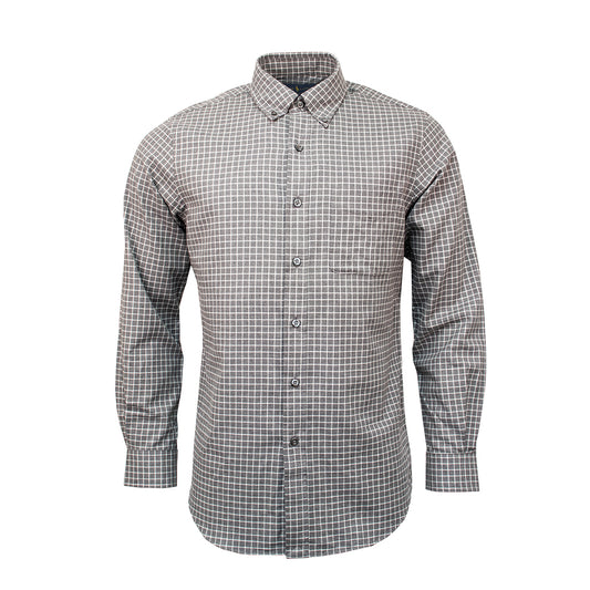 Polo Ralph Lauren Custom Fit Flannel Check Shirt Grey / White Multi