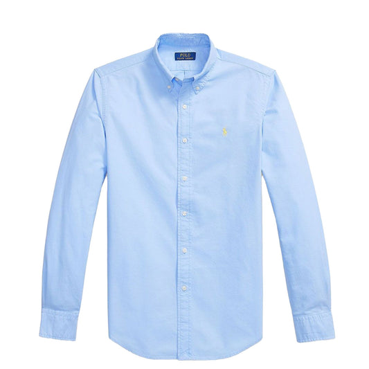 Polo Ralph Lauren Custom Fit Garment - Dyed Oxford Shirt Austin Blue