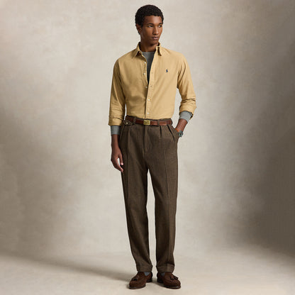 Polo Ralph Lauren Custom Fit Garment-Dyed Oxford Shirt Classic Camel