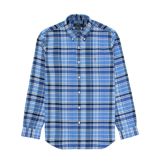 Polo Ralph Lauren Custom Fit L/S Check Shirt Blue Multi