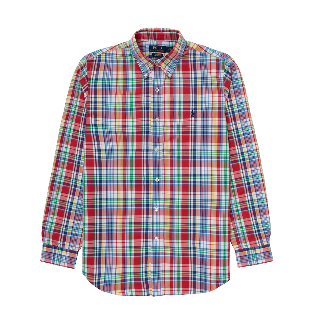 Polo Ralph Lauren Custom Fit Oxford Shirt Red / Blue Multi