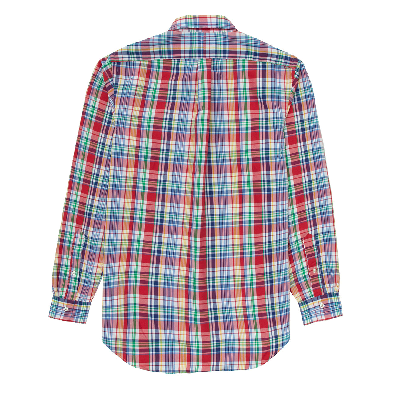 Polo Ralph Lauren Custom Fit Oxford Shirt Red / Blue Multi - The Sporting Lodge