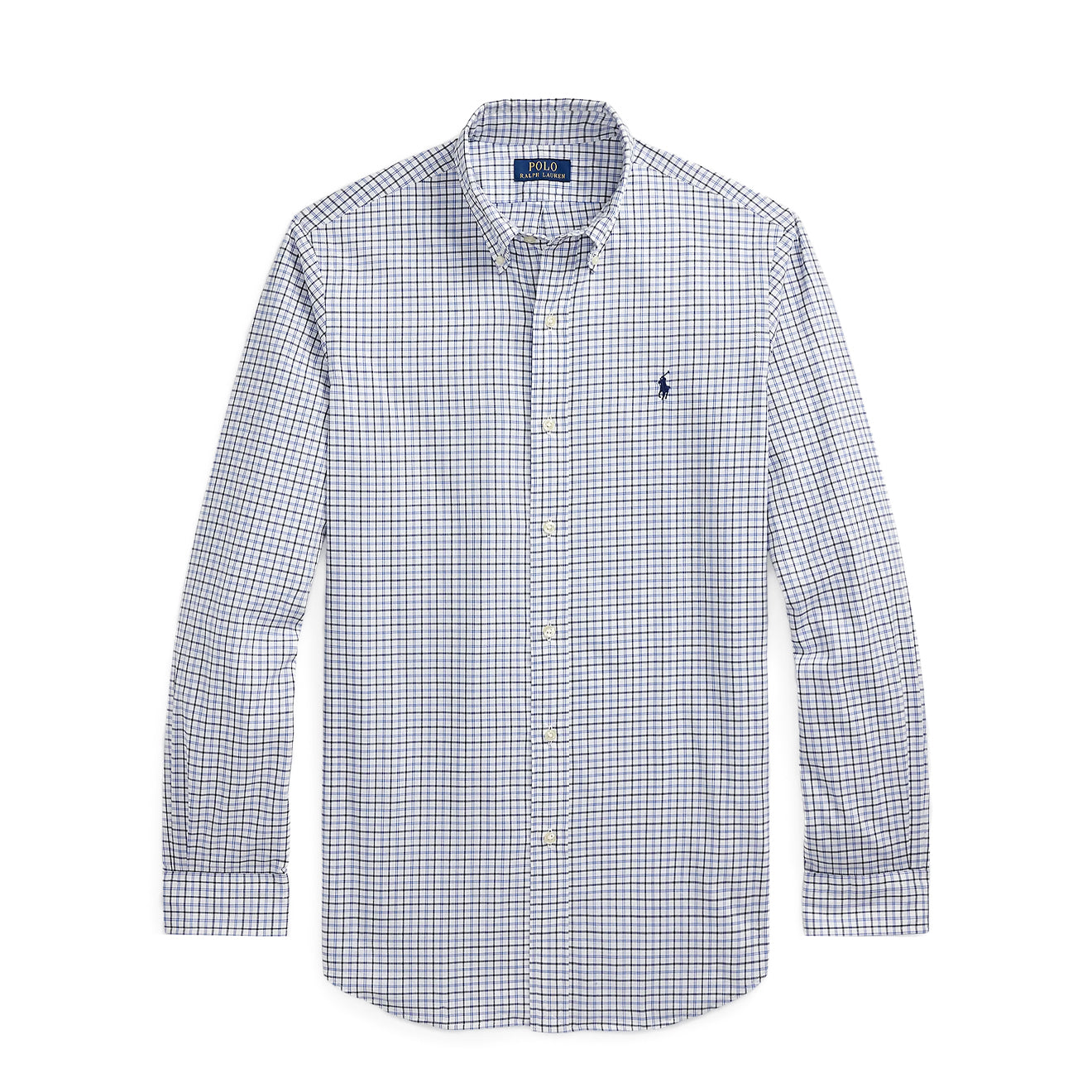 Polo Ralph Lauren Custom Fit Plaid Twill Shirt Nevis Blue / Multi