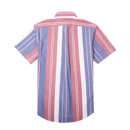 Polo Ralph Lauren Custom Fit S/S Striped Shirt Blue / Red Multi
