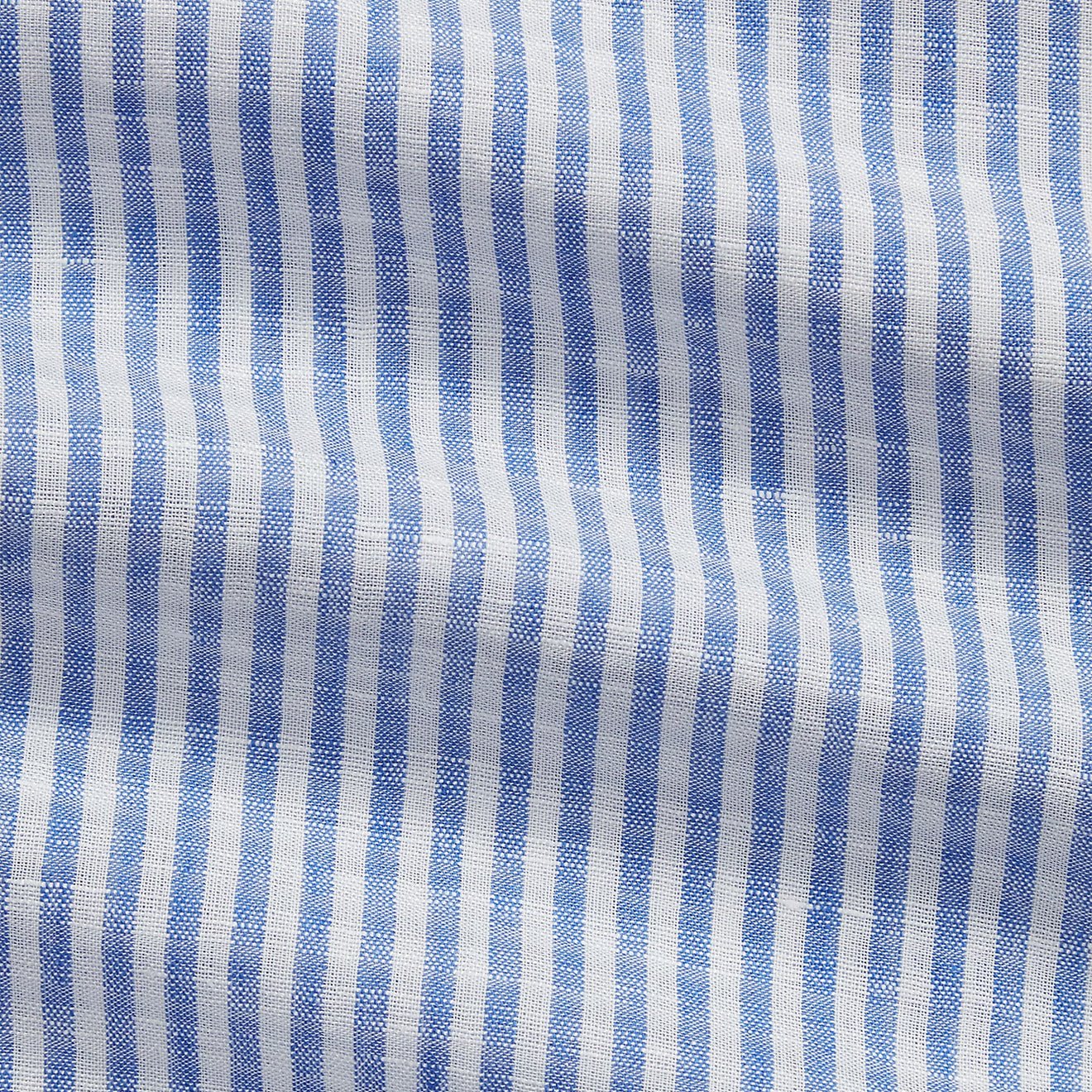 Polo Ralph Lauren Custom Fit Striped Seersucker Shirt Blue White