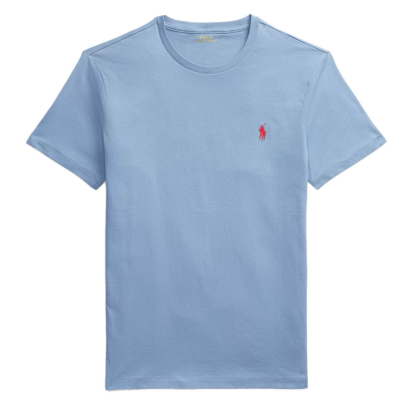 Polo Ralph Lauren Custom Slim Crewneck T-Shirt Campus Blue - The Sporting Lodge