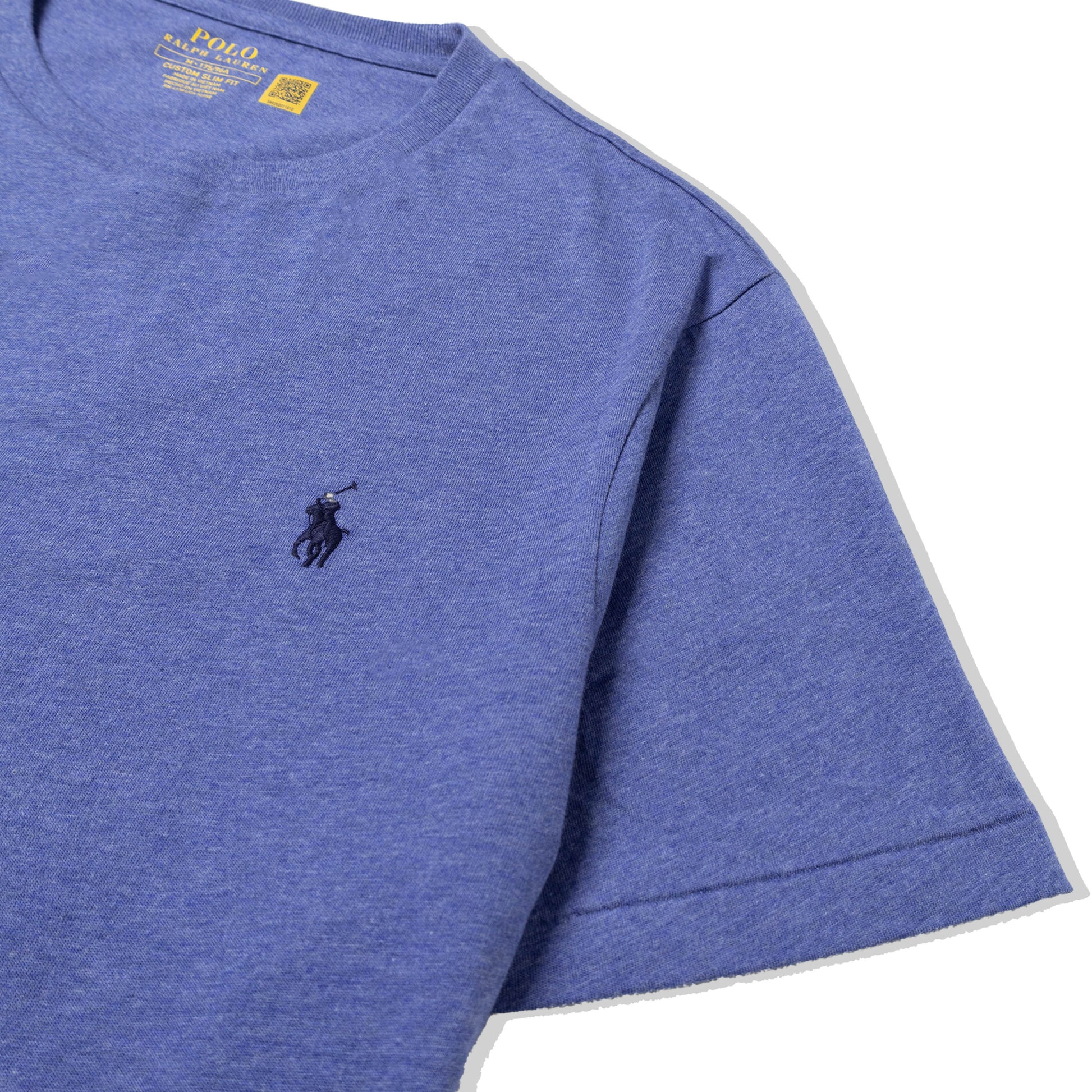 Polo Ralph Lauren Custom Slim Crewneck T-Shirt Clancy Blue - The Sporting Lodge