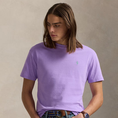 Polo Ralph Lauren Custom Slim Crewneck T-Shirt Light Lilac - The Sporting Lodge