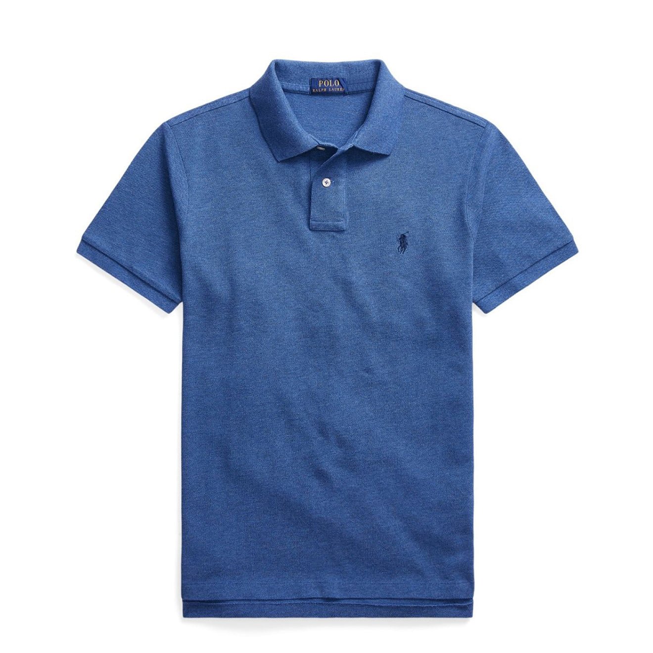 Polo Ralph Lauren Custom Slim Fit Classic Polo Royal Blue Heather