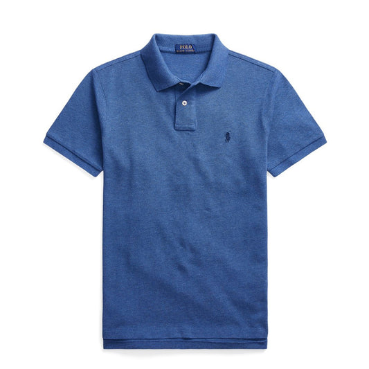 Polo Ralph Lauren Custom Slim Fit Classic Polo Royal Blue Heather