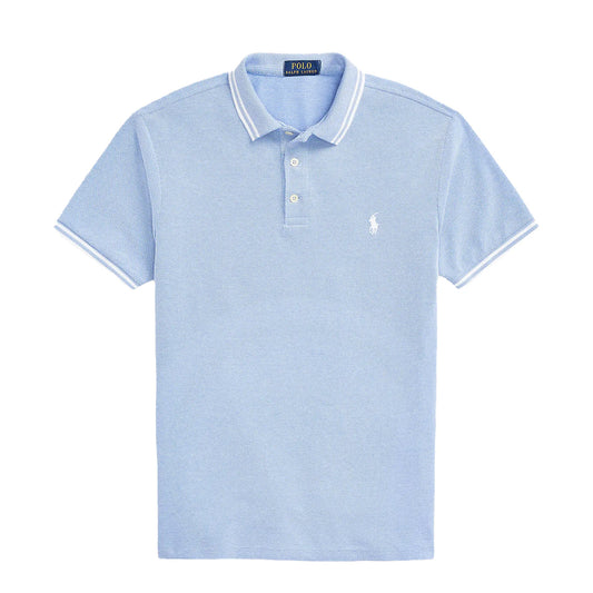 Polo Ralph Lauren Custom Slim Fit Contrast Polo Shirt New England Blue / White