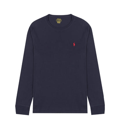 Polo Ralph Lauren Custom Slim Fit Cotton LS T-Shirt Ink Navy