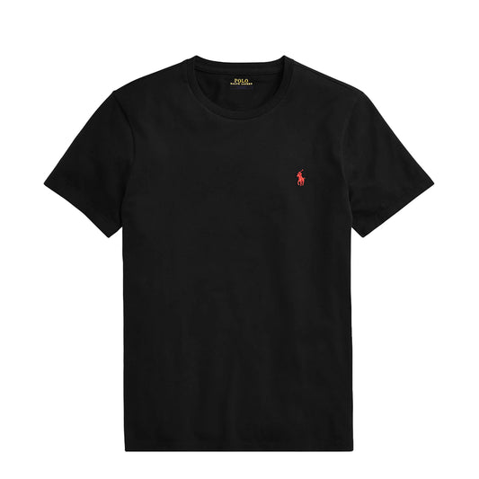 Polo Ralph Lauren Custom Slim Fit Cotton T-Shirt RL Black