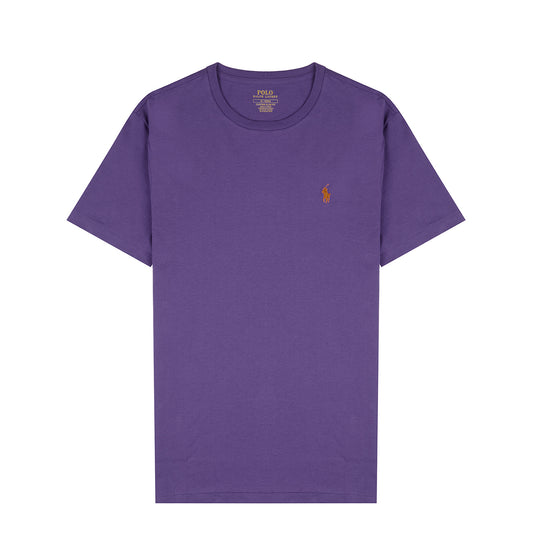 Polo Ralph Lauren Custom Slim Fit Cotton T-Shirt Tie Purple