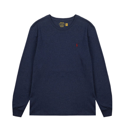 Polo Ralph Lauren Custom Slim Fit Jersey L/S T-Shirt Spring Navy Heather