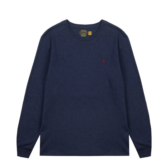 Polo Ralph Lauren Custom Slim Fit Jersey L/S T-Shirt Spring Navy Heather