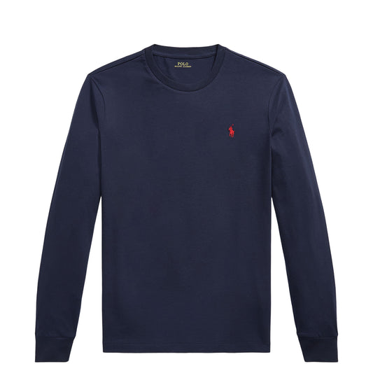 Polo Ralph Lauren Custom Slim Fit L/S Jersey T-Shirt Ink / C3870