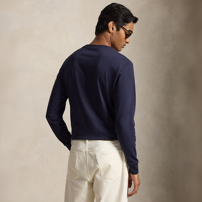 Polo Ralph Lauren Custom Slim Fit L/S Jersey T-Shirt Ink / C3870