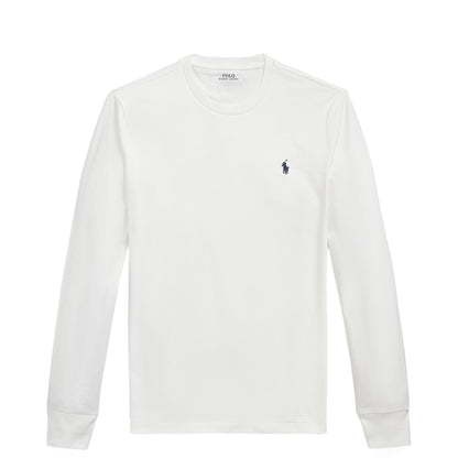 Polo Ralph Lauren Custom Slim Fit L/S Jersey T-Shirt White / C7996