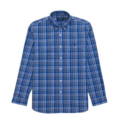 Polo Ralph Lauren Custom Fit Check Shirt Blue Multi - The Sporting Lodge