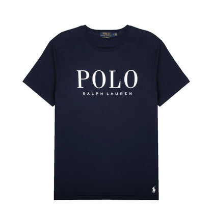 Polo Ralph Lauren Custom Slim Fit Logo Jersey T-Shirt Cruise Navy - The Sporting Lodge